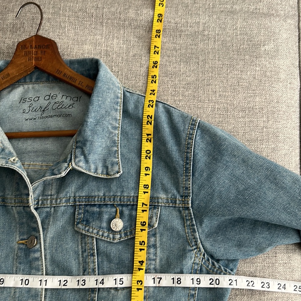 Beach Surf Club Distressed Denim Jacket - Picture 10 of 10